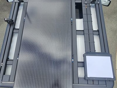 Solar roof car