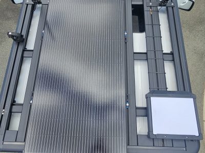 Solar roof car