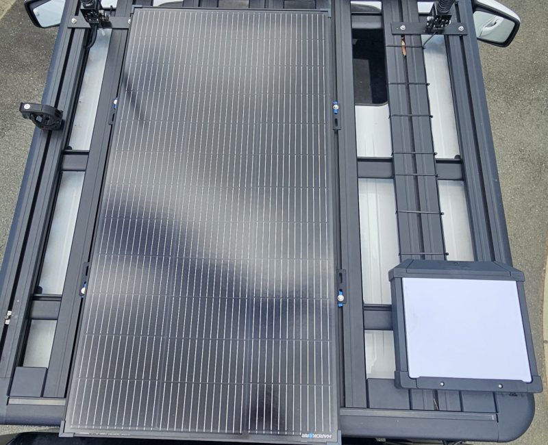 Solar roof car